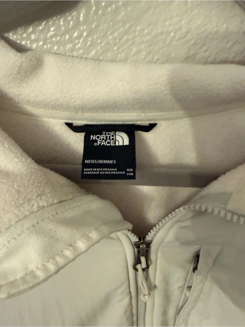 The North Face Men's Off-White Fleece Performance Jacket
